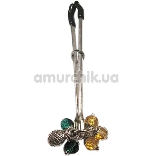 Затискач для клітора Art of Sex Clit Clamp Juicy Pineapple, срібний - Фото №1