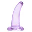 Фаллоимитатор Realrock Crystal Clear Dildo 5, фиолетовый - Фото №1