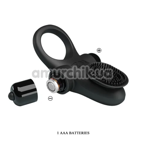 Віброкільце Pretty Love Vibrant Penis Ring II, чорне