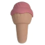 Симулятор орального секса для женщин с вибрацией Sweet Em Velvet Lure Ice Cream, коричневый - Фото №1