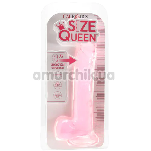 Фаллоимитатор Size Queen Dong 8, розовый