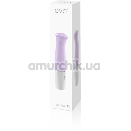Вібратор для точки G OVO D4, рожевий