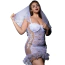 Костюм невесты JSY Sexy Lingerie P61129, белый: платье + фата + трусики-стринги - Фото №1
