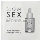Сухое масло-шиммер для волос и тела Bijoux Indiscrets Slow Sex Shimmer Dry Oil, 2 мл - Фото №1