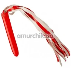 Флогер з фалоімітатором Loveshop Passion Whip, червоний - Фото №1