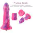 Фаллоимитатор-насадка Hismith Anal Toy For HiHismith Ophicone Silicone Dildo, розовый - Фото №5