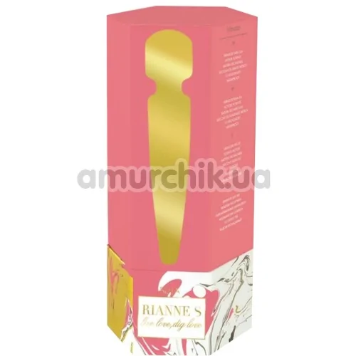 Универсальный вибромассажер Rianne S Bella Mini Wand, коралловый
