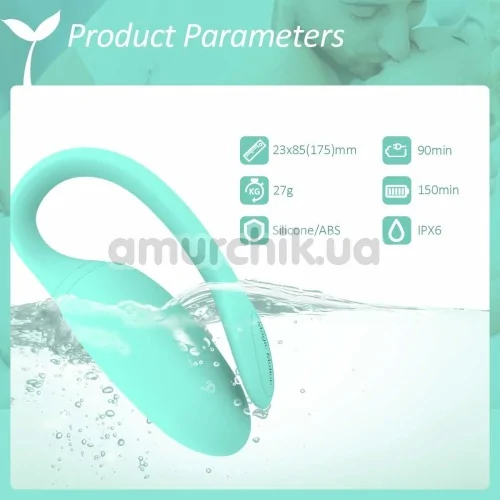Тренажер Кегеля Magic Motion Kegel Rejuve, бірюзовий