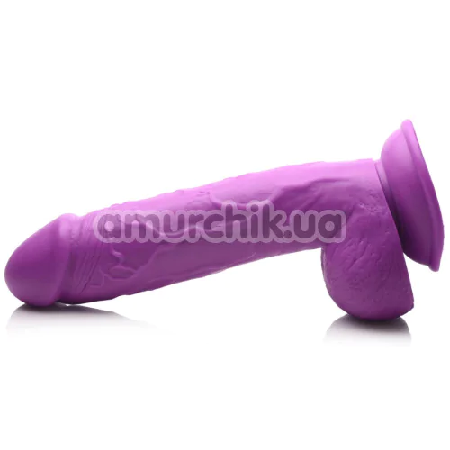 Фаллоимитатор Pop Peckers Dildo With Balls 8.25, фиолетовый