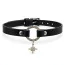 Нашийник DS Fetish Starlight Collar, чорний - Фото №1