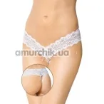 Трусики-стринги женские G-String (модель 2456), белые - Фото №1
