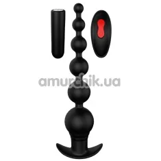 Анальный стимулятор Cheeky Love Remote Graduated Beads, черный - Фото №1
