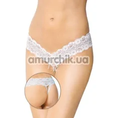 Трусики-стринги женские G-String (модель 2456), белые - Фото №1