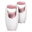 Роликовий масажер для обличчя Geske Rose Quartz Roller 5 in 1, кремовий - Фото №4