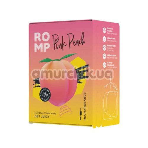Симулятор орального секса для женщин Romp Pink Peach, розовый