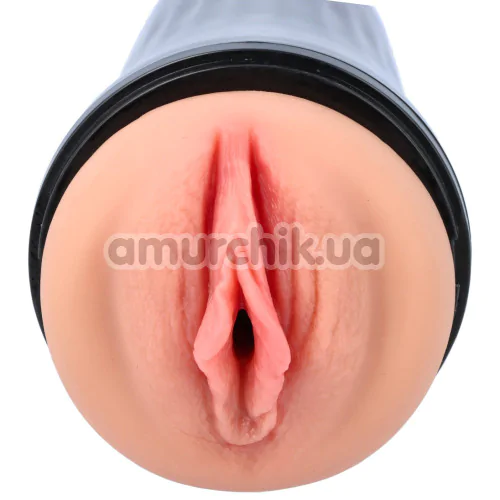 Мастурбатор с вибрацией Virgite Vibrating Vagina Stroker M2, телесный