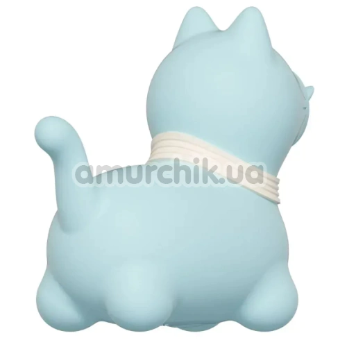 Симулятор орального сексу для жінок з вібрацією Univibe Sexy Kitty, блакитний