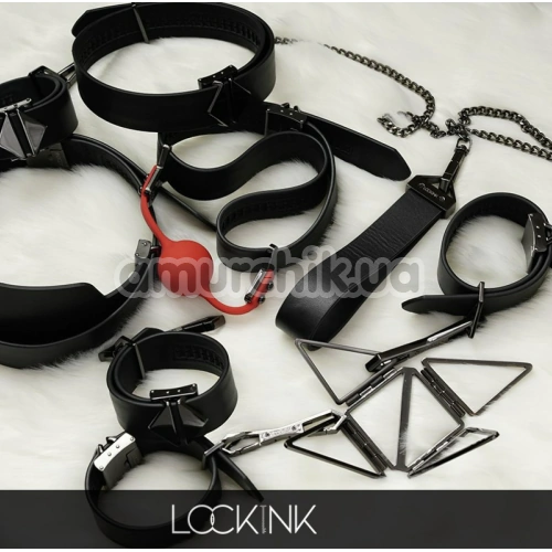 Бондажный набор Lockink Sevanda Bondage & Restraints Set, черный