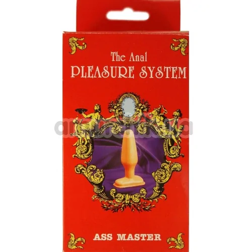 Анальная пробка Anal Stopsel Masiv Ass Master черная