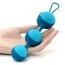 Вагінальні кульки Key Stella III Graduated Kegel Ball Set, блакитні - Фото №4