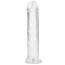 Фалоімітатор Realrock Crystal Clear Dildo Straight 7, прозорий - Фото №3
