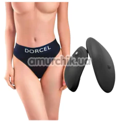 Вибротрусики с подогревом Dorcel Discreet Vibe, черные - Фото №1