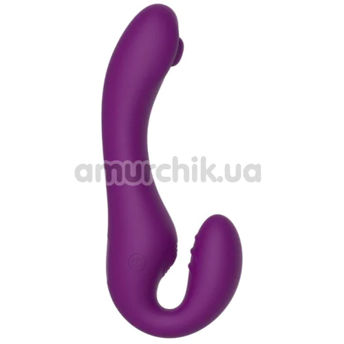Безремневой страпон с вибрацией Xocoon Strapless Strap-On, фиолетовый