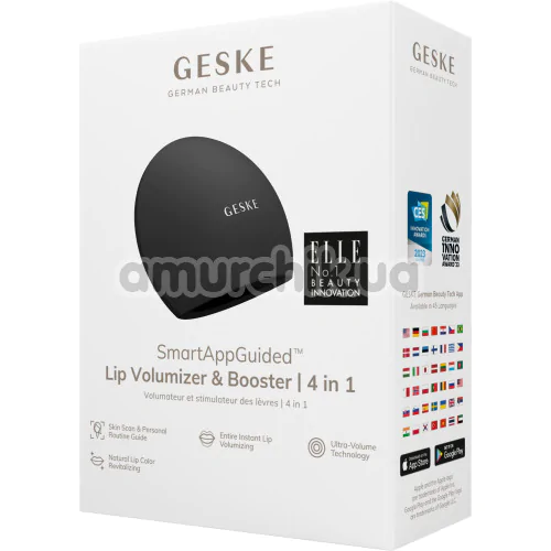 Устройство для увеличения объема губ Geske Lip Volumizer & Booster Big 4 in 1, темно-серое