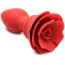 Анальна пробка з вібрацією Booty Sparks 28X Silicone Vibrating Rose Anal Plug L, червона - Фото №2