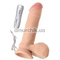 Вибратор Real Stick Elite Vibro 981002, телесный - Фото №1