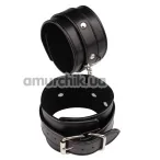 Поножи Behave! Luxury Fetish Classic Ankle Cuffs, чёрные - Фото №1