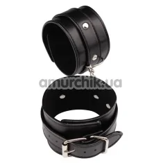 Поножи Behave! Luxury Fetish Classic Ankle Cuffs, чёрные - Фото №1