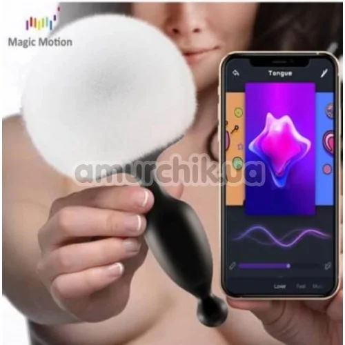 Анальна пробка з вібрацією Magic Motion Magic Bunny, чорна