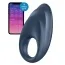 Виброкольцо Satisfyer Powerful One Ring Vibrator, синее - Фото №1