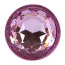 Анальная пробка с розовым кристаллом Matrix Mont Nebula Pink Gem Metal Plug S, розовая - Фото №5