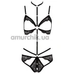 Боди Abierta Fina Velvet Body, черное - Фото №1