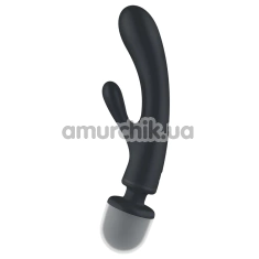 Универсальный вибромассажер Satisfyer Triple Lover, серый - Фото №1