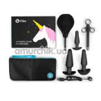 Набор анальных пробок B-Vibe Anal Training & Education Set, черный - Фото №1