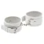 Фіксатори для рук sLash Leather Standart Hand Cuffs, білі - Фото №1