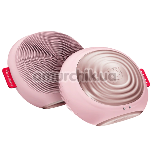 Ультразвукова щітка для обличчя Geske Sonic Thermo Facial Brush 5 in 1 - Hello Kitty, рожева