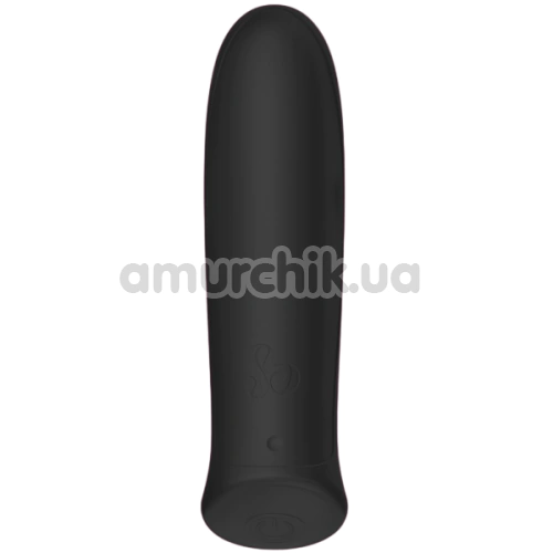 Кліторальний вібратор So Divine Vibrating Wonder Bullet, чорний - Фото №1