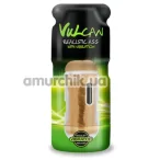 Анус-мастурбатор с вибрацией Vulcan Realistic Ass With Vibration, коричневый - Фото №1