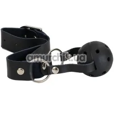 Кляп Breathable Ball Gag, чорний - Фото №1