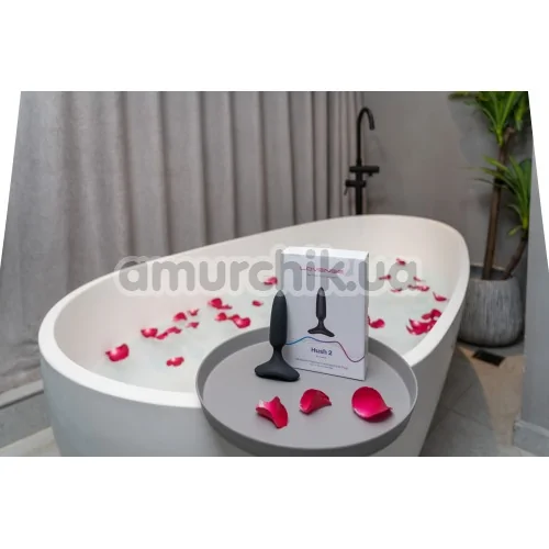 Анальная пробка с вибрацией Lovense Hush 2 XS, черная
