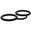 Наручники BondX Silicone Handcuffs, черные - Фото №1