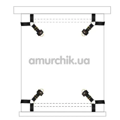 Фиксаторы для рук и ног Upko Bed Restraint Strap, черные - Фото №1