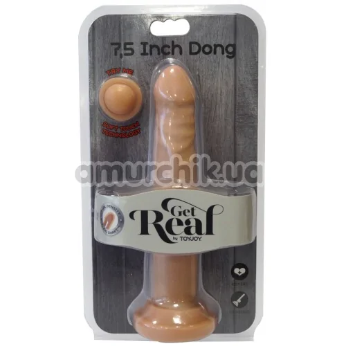Фаллоимитатор Get Real Dual Density 7.5, телесный