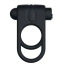 Виброкольцо для члена Passion Play Silicone Vibrating Dual Cockring, черное - Фото №2