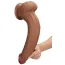 Фалоімітатор Sliding-Skin Dual Layer Dong King Sized 13.5, світло-коричневий - Фото №11