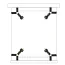 Фиксаторы для рук и ног Upko Bed Restraint Strap, черные - Фото №1